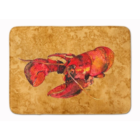 Carolines Treasures Lobster Machine Washable Memory Foam Mat 8715RUG